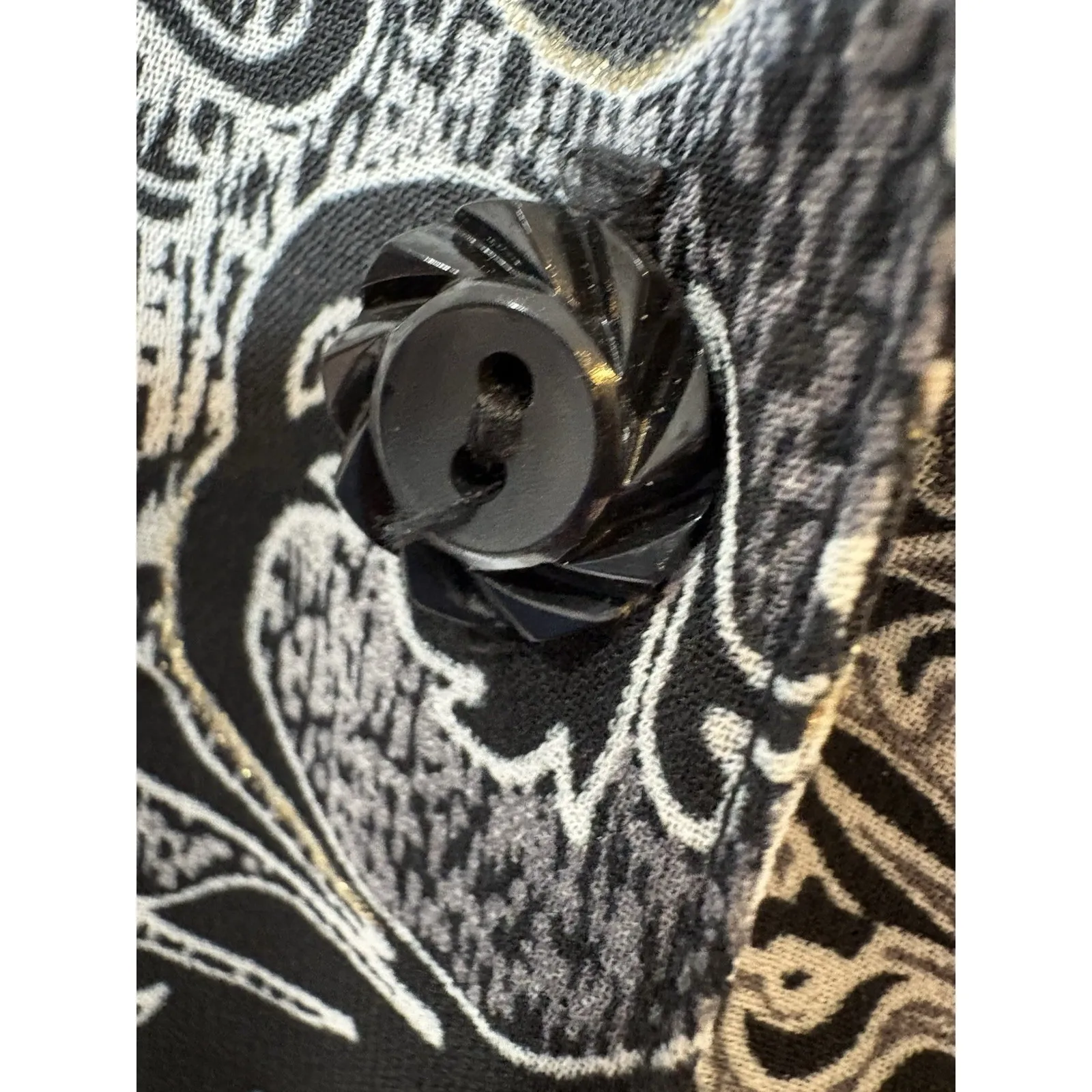 Maggie Barnes Plus Size 3X Black White Paisley Open Front Jacket Church Work - Image 6