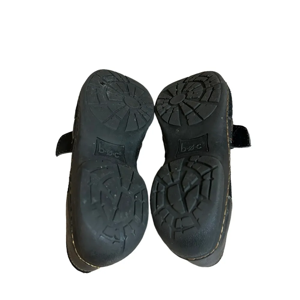 Born Concept BOC Black Suede & Leather Loafers Shoes Size 6.5 Comfort Shoes - Image 7