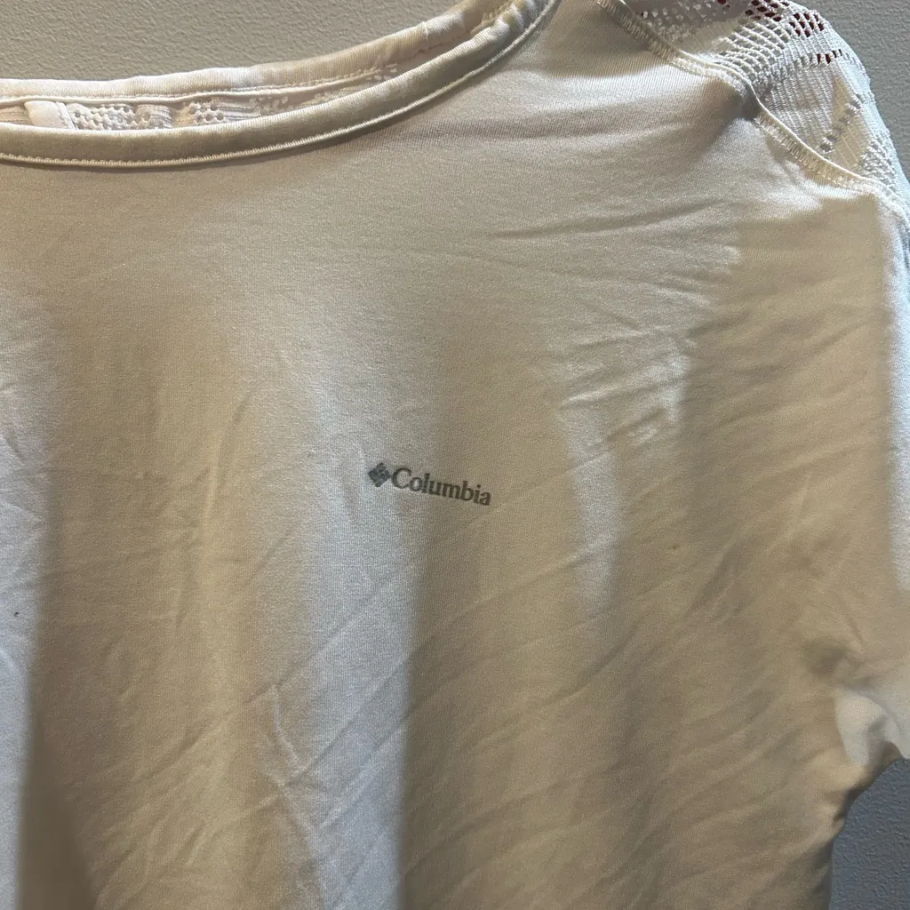 Columbia Women's Classic White Short Sleeve Tee - Image 2