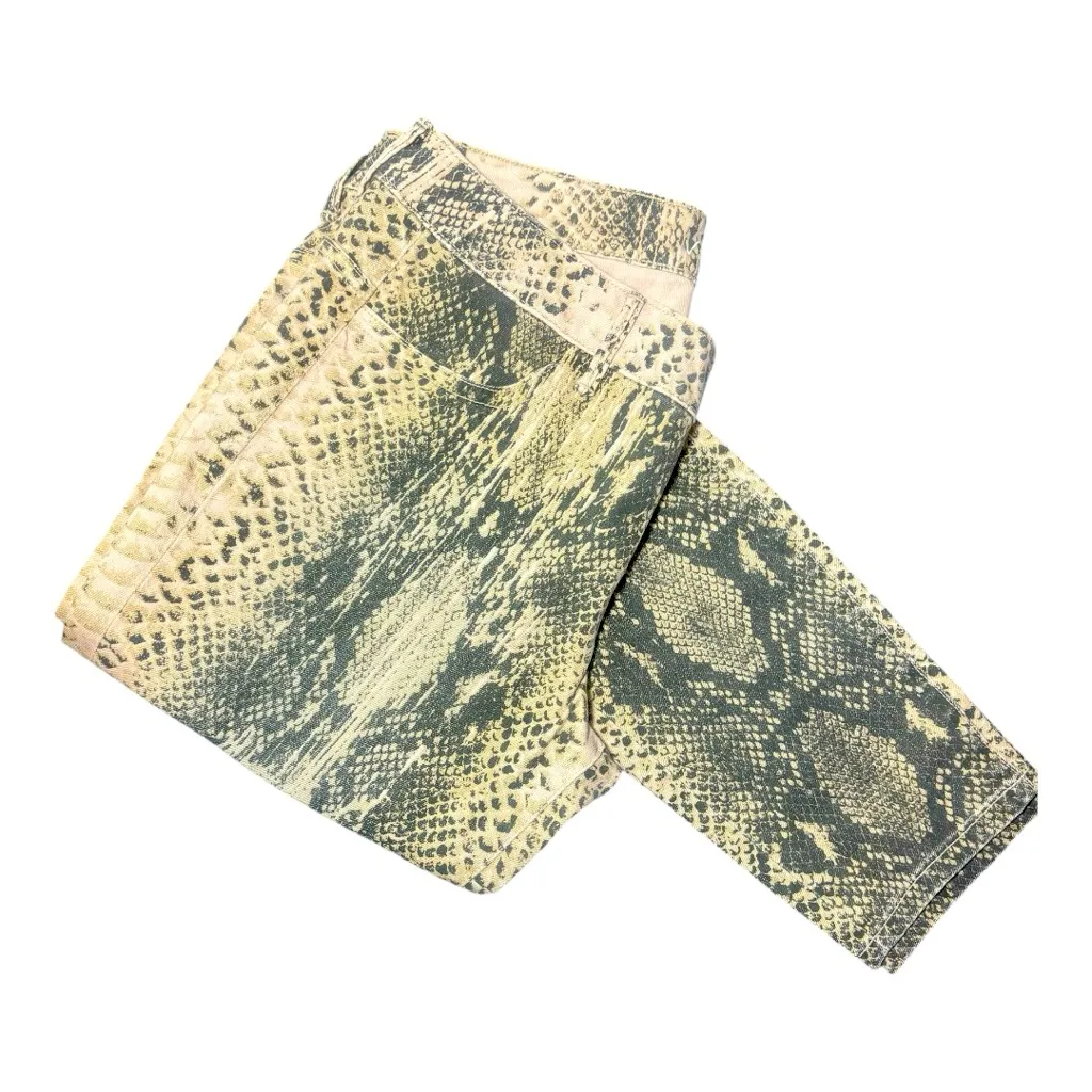 VICTORIA SECRET VS Siren Snake Skin Printed Jeans - Image 2