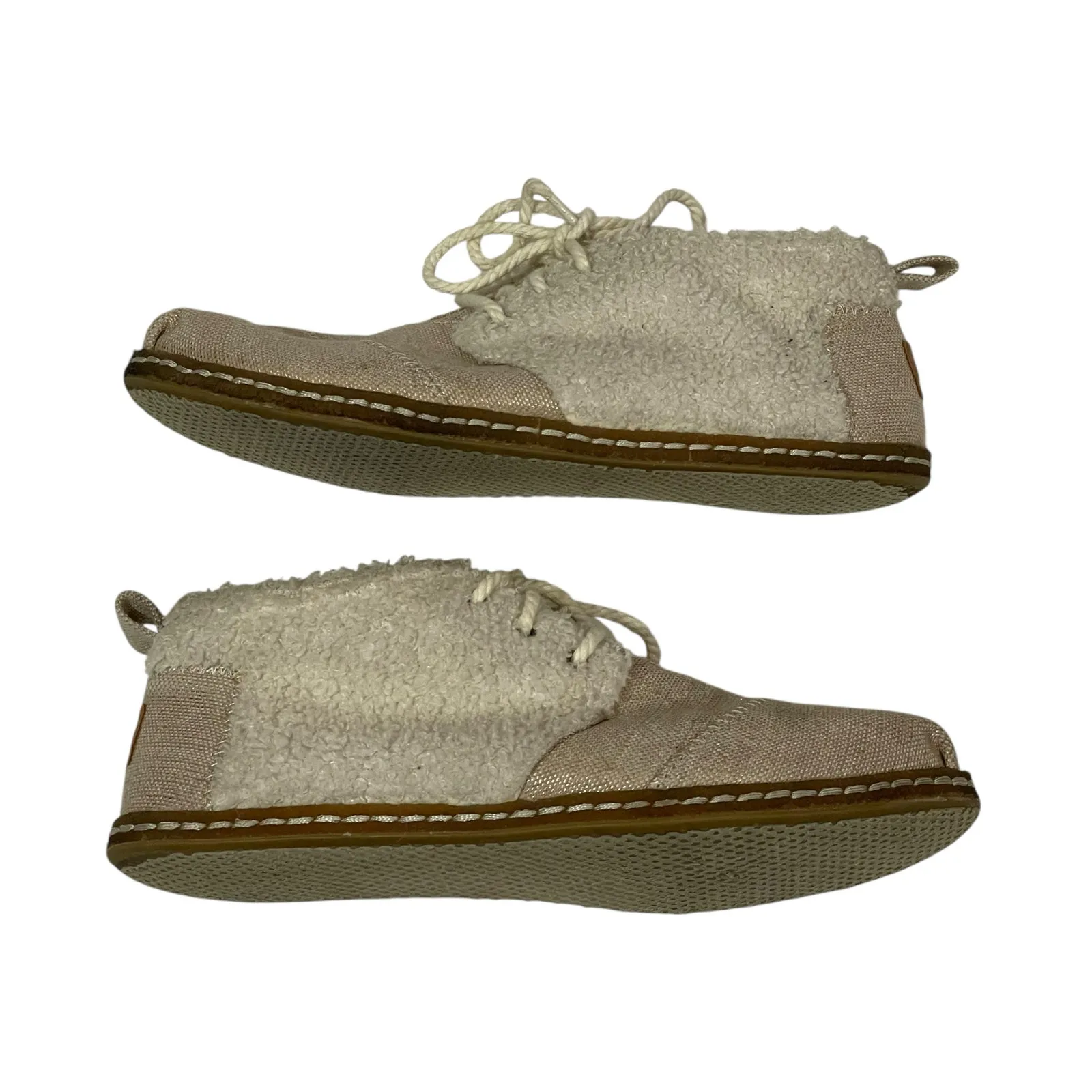 Toms  Women's Bota Blended Boots in Natural Plush Shearling 9.5 - Image 11