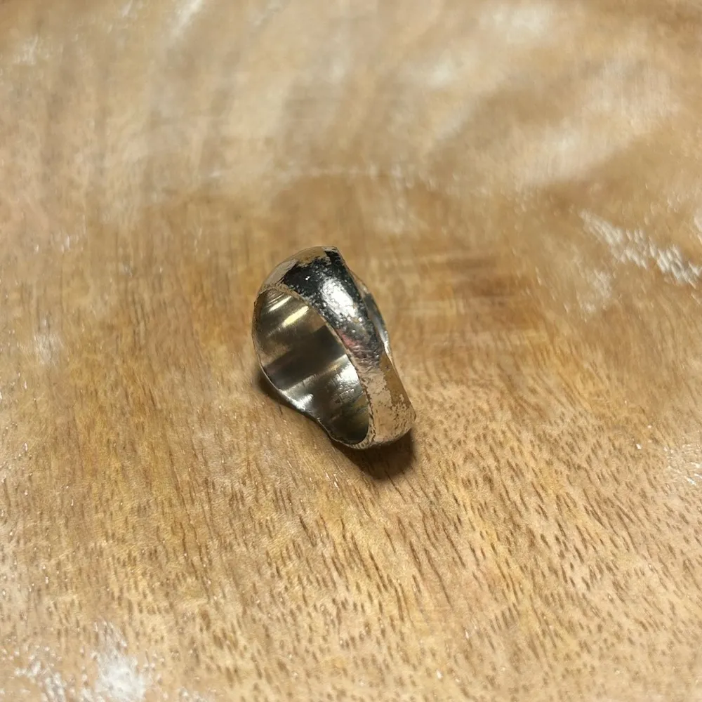 Peace Sign Silver Tone Ring - Image 10