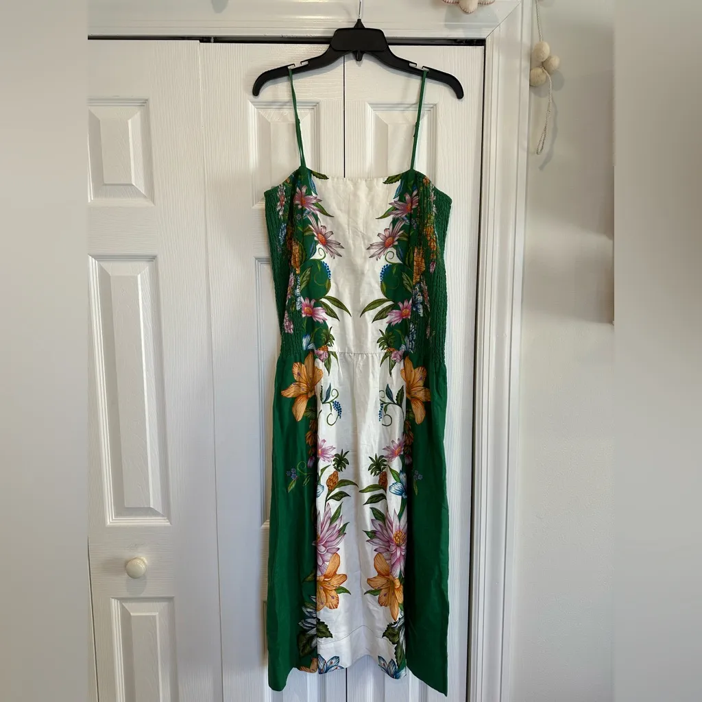 FARM Rio Off-White Sweet Bloom Dreamscape Lenzing™ Ecovero™ Euroflax™ Midi Dress - Image 5