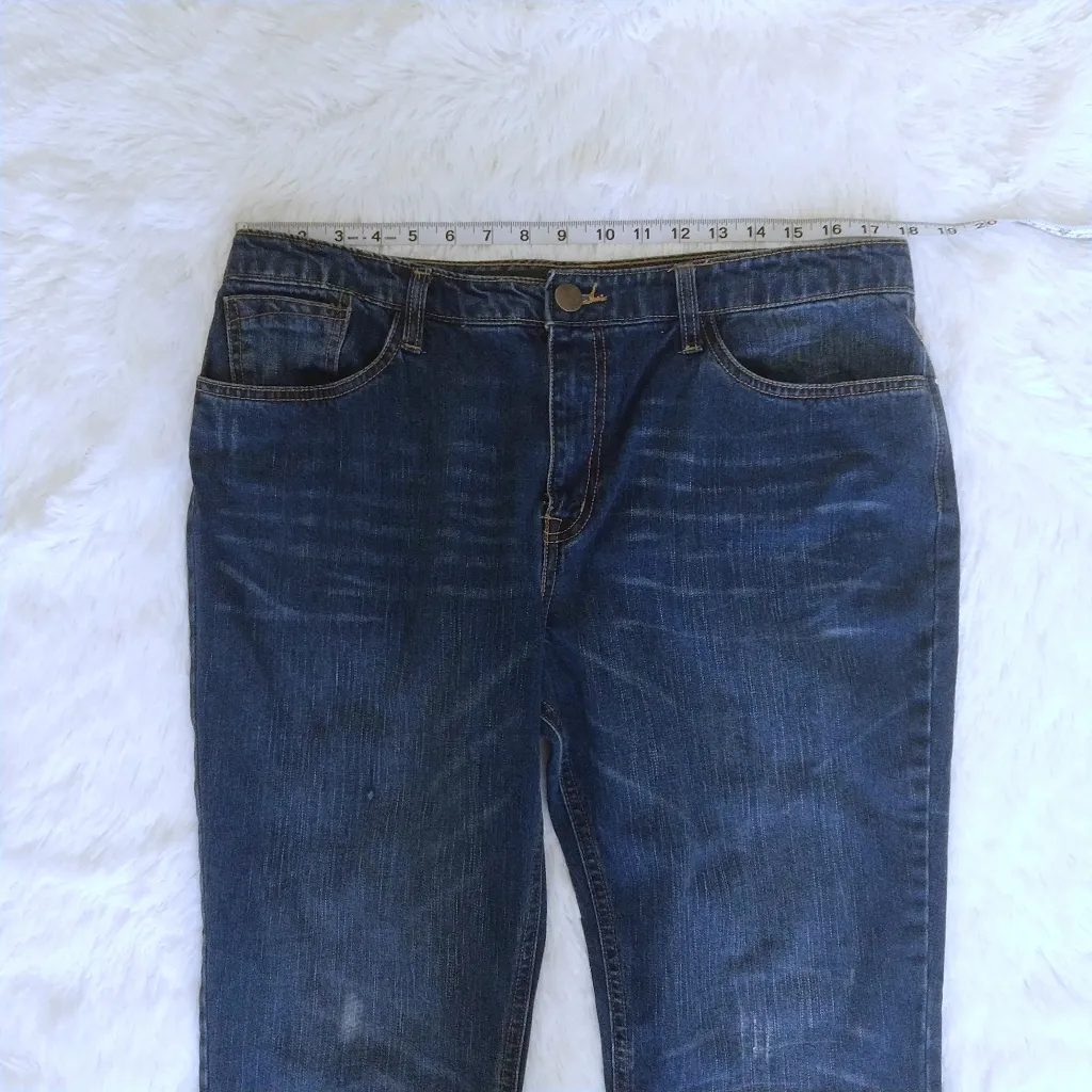 Women's Denim Capri Pant Plus Size 14 Blue - Image 7