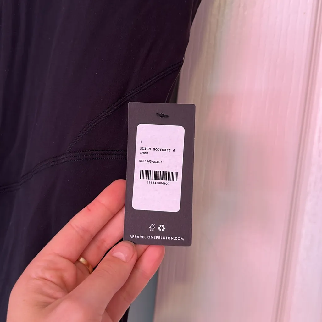 NWT LULULEMON X PELOTON ALIGN 6” BODYSUIT - Image 2