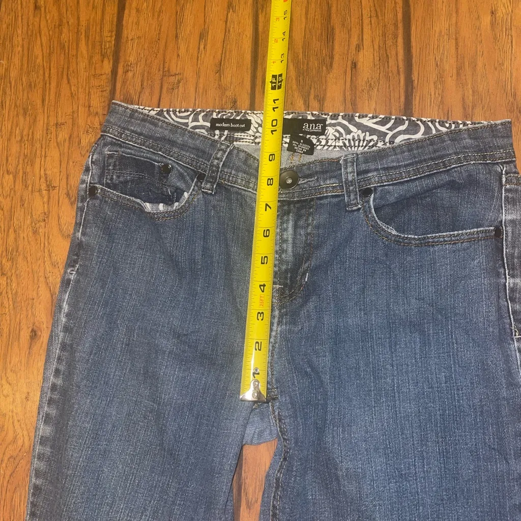 A.n.a bootcut denim jeans pants woman’s size 8 EUC - Image 4
