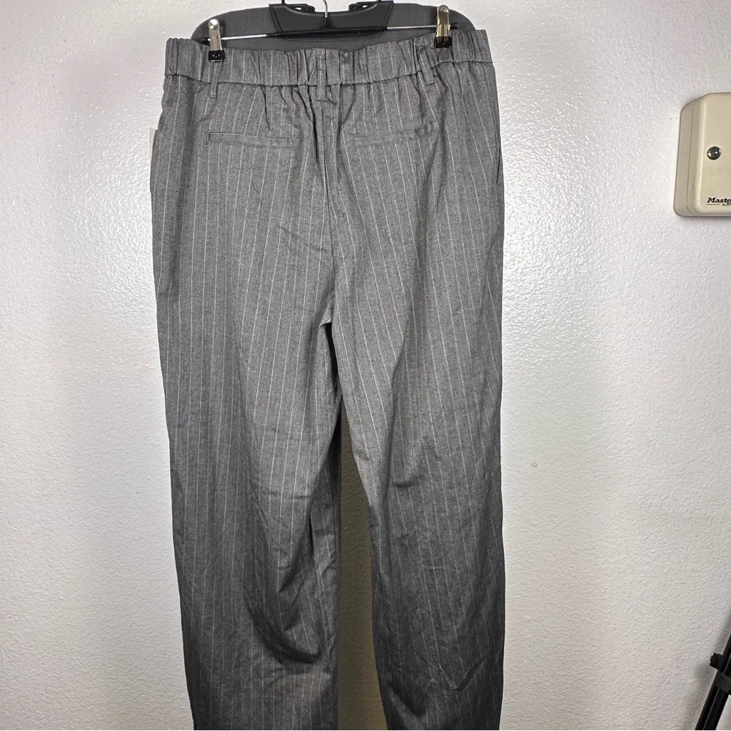 a new day Women's Gray Pinstripe Trousers - Image 3
