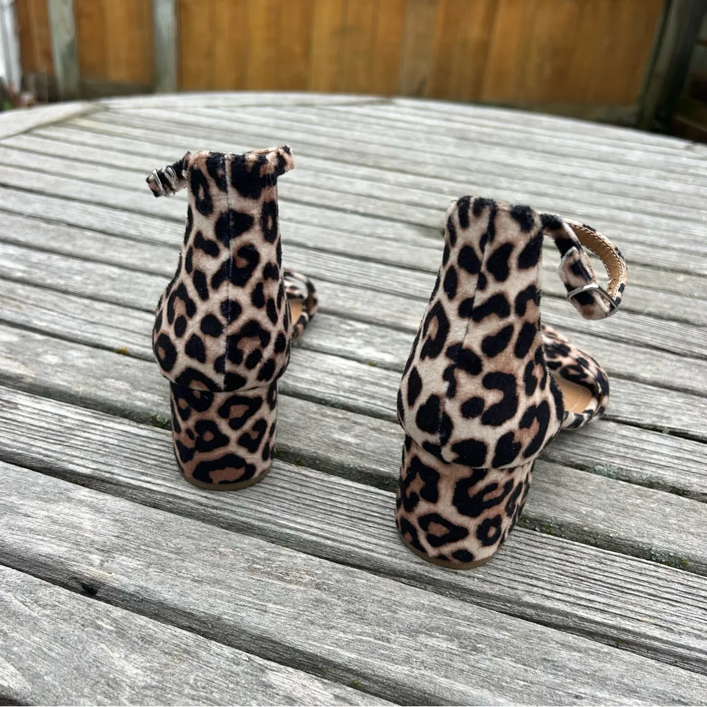 Steve Madden Women's Irenee Block-Heel Sandals size 6 cheetah animal furry‎ - Image 7