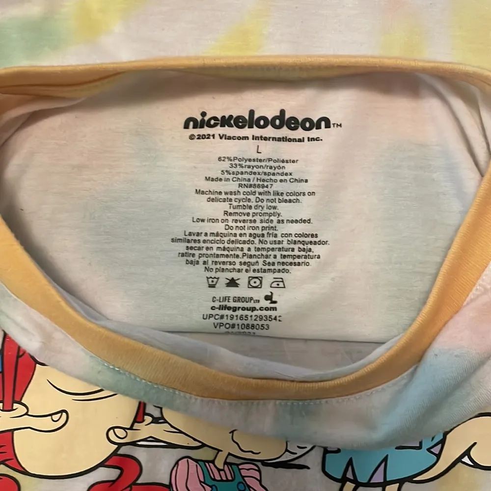 Women’s/Juniors Nickelodeon Cartoon Character T-Shirt, Size L - Image 5