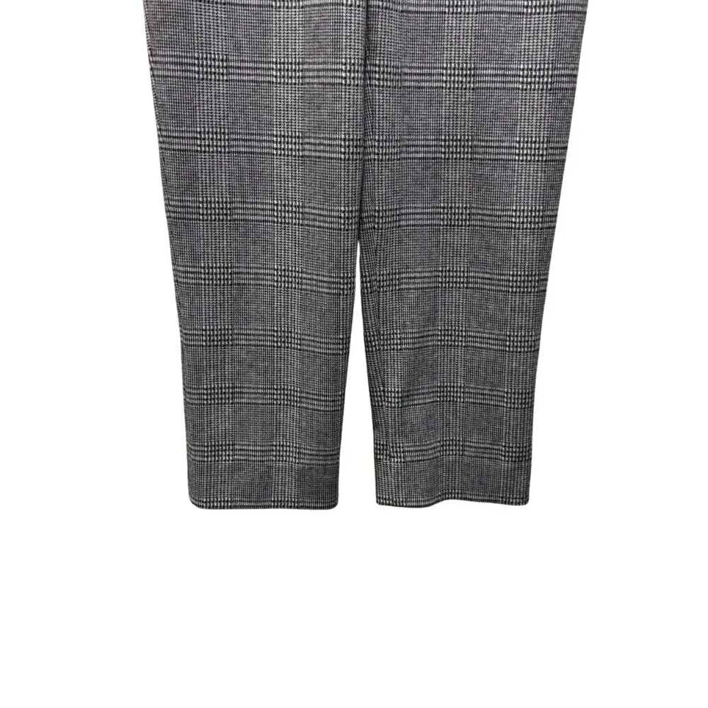 Jason Wu Collective Womens Plaid Trousers Size 12 Black & White - Image 4