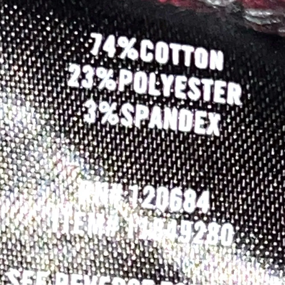 Hot topic cute red and black plaid skinny hi-rise jeans! New - Image 7