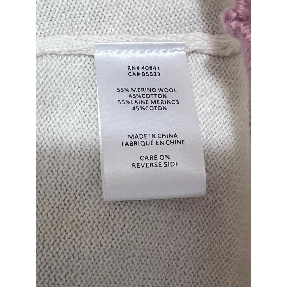 Aventura Women's L Geometric High Neck Sweater Dress Multicolor Casual Size L - Image 6