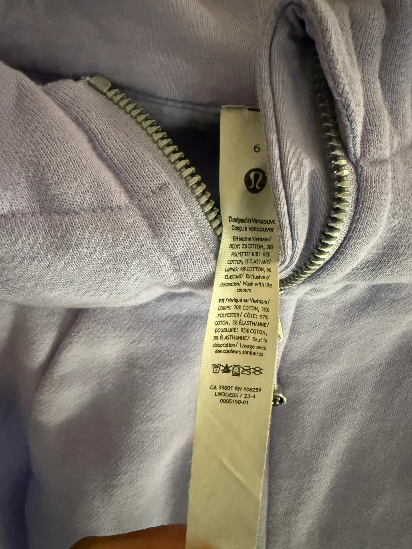 Scuba Cropped Full Zip - Image 3