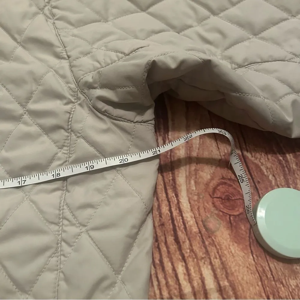 Women’s Columbia Interchange Quilted Tan Brown Jacket Medium - Image 6