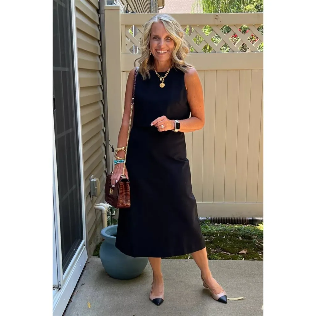 SPANX Ponte Overlay Dress in Classic Navy Size Small - Image 11