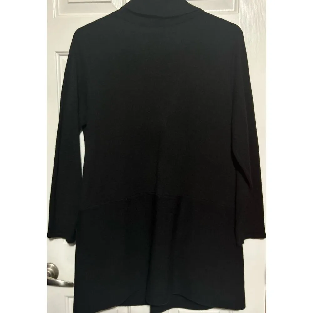 7th Avenue Design Studio New York & Company Black Cardigan‎ Sweater Size XL - Image 2