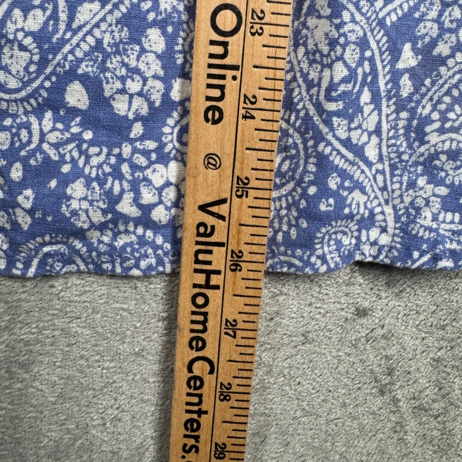 Carole Little Paisley Linen Tank Top Women M Blue Bohemian Cottagecore‎ Beach Size M - Image 9