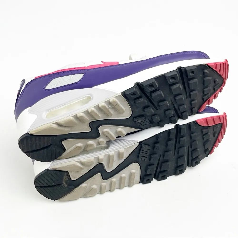 NIKE Air Max 90 III Eggplant Lace Up Running Shoes #CW1360-100, Size 9 - Image 5