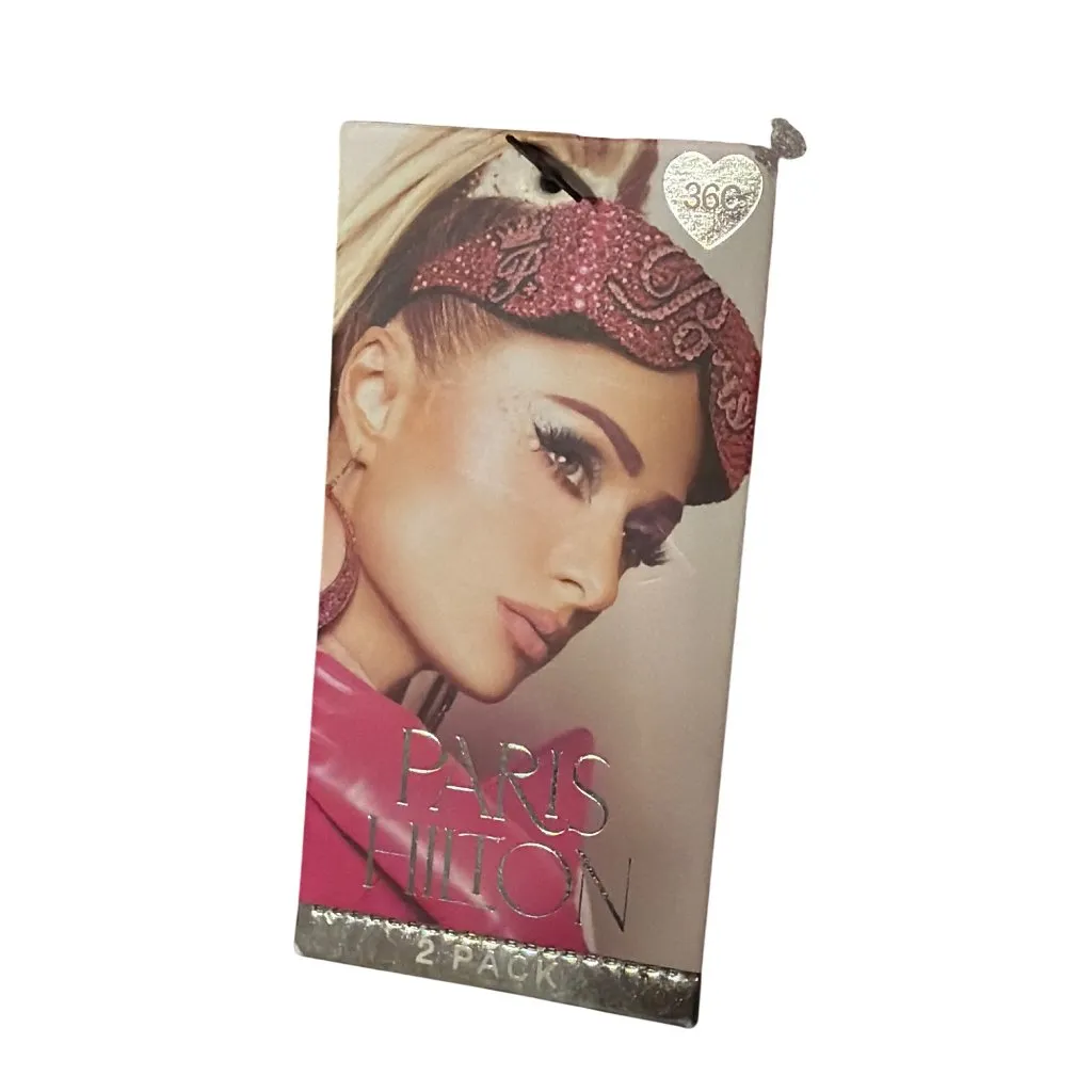 Paris Hilton 2 Pack Push Up Bras Iridescent Pink White Adj Straps Size 36B NWT - Image 6