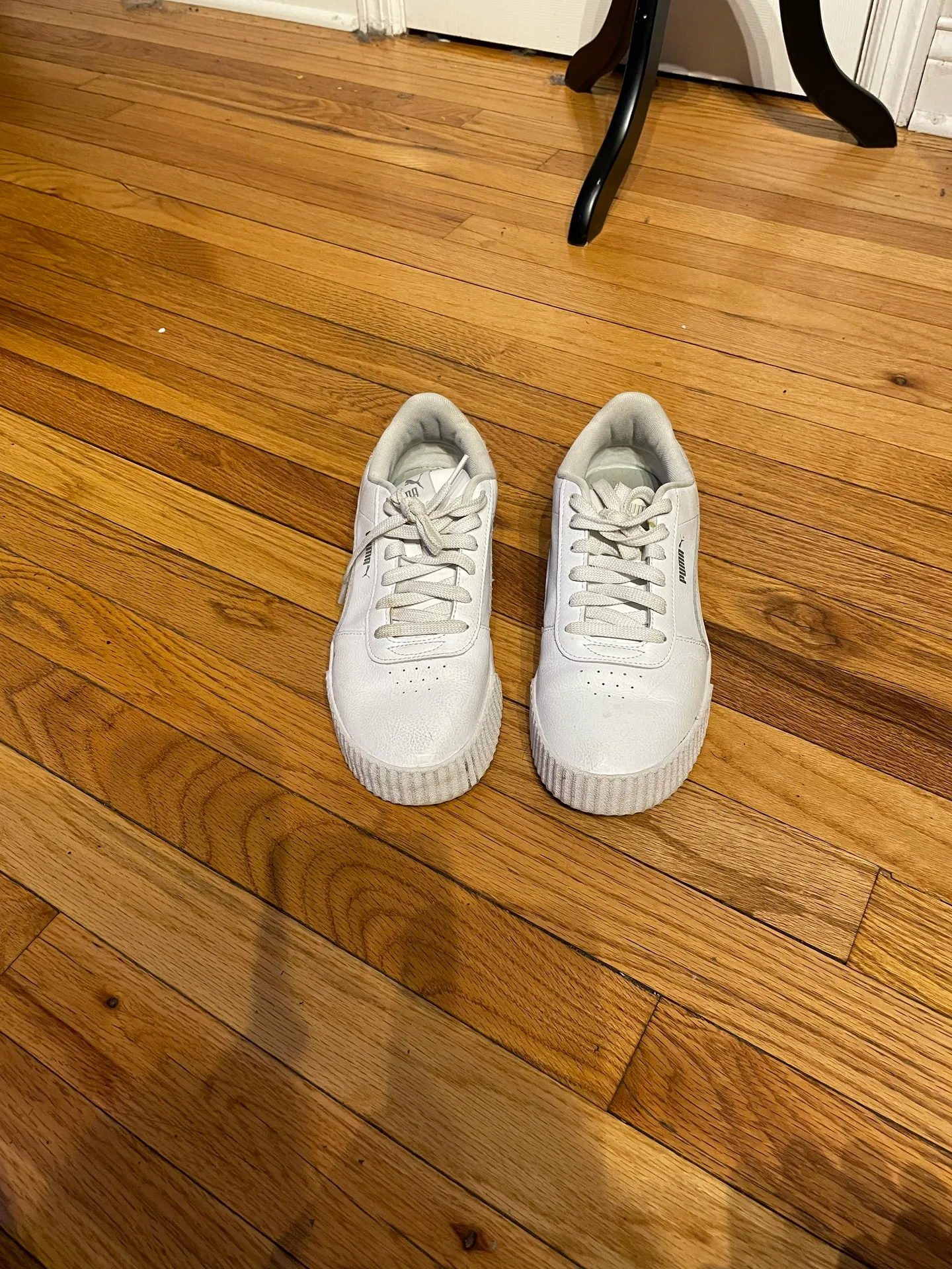 Carina Women's White Leather Sneakers Athletic Casual Shoes platform Sz 10 women’s Minimalist - Image 2