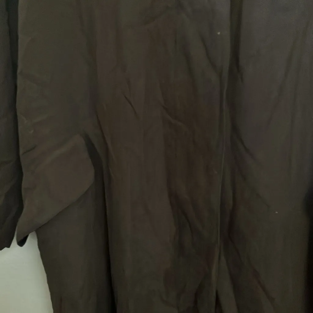 FINAL MARKDOWN Anne Klein velvet collar trench coat 10 - Image 2