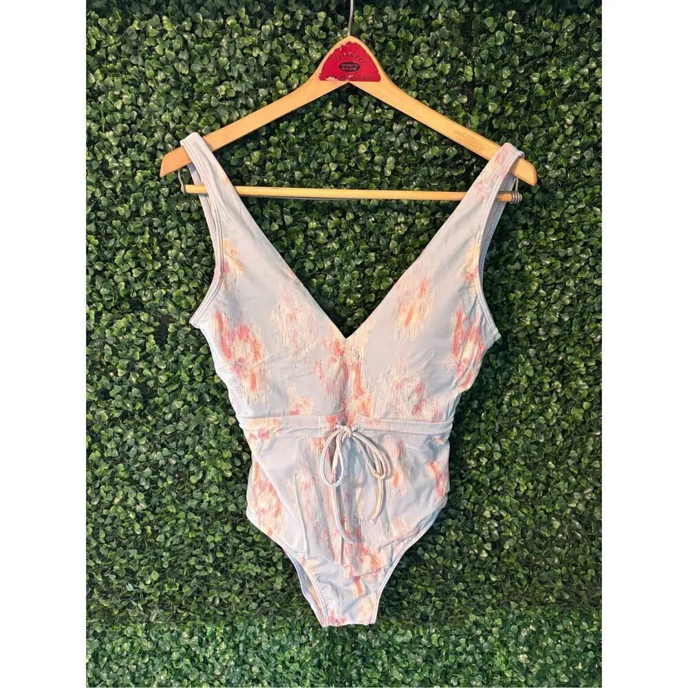 Summersalt Blurred Floral Cinch Swimsuit Size 4 - Image 2