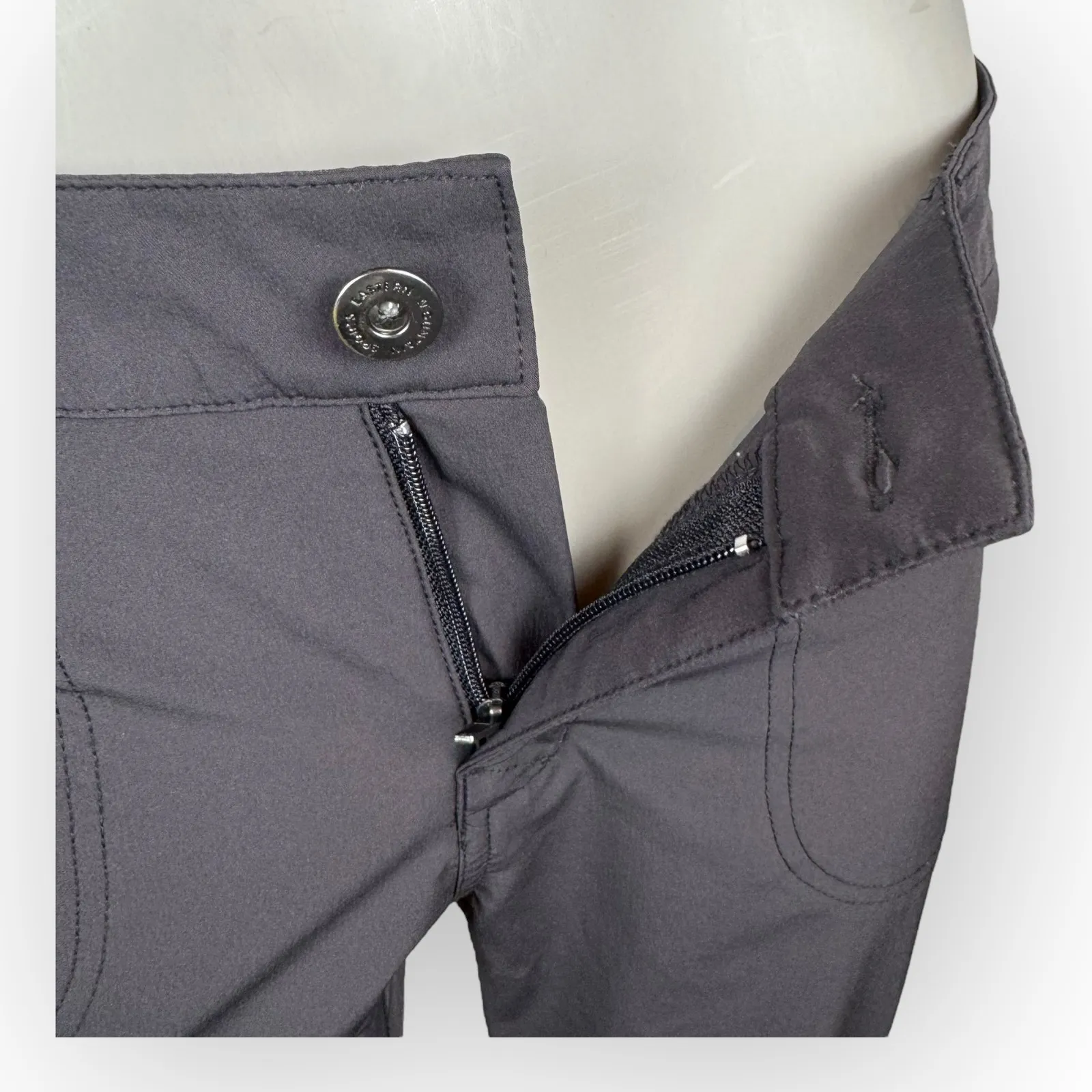 EMS Women's Straight Leg Mid-Rise Gray Athletic Pants Hiking Size 4 Short - Image 7