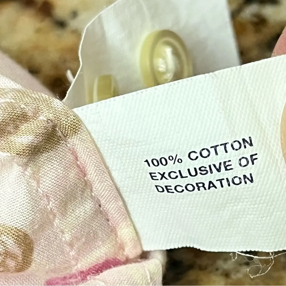 Vintage Y2K GAP Pink Polka Dot Button Down Blouse Women’s M Classic Fit Western - Image 9