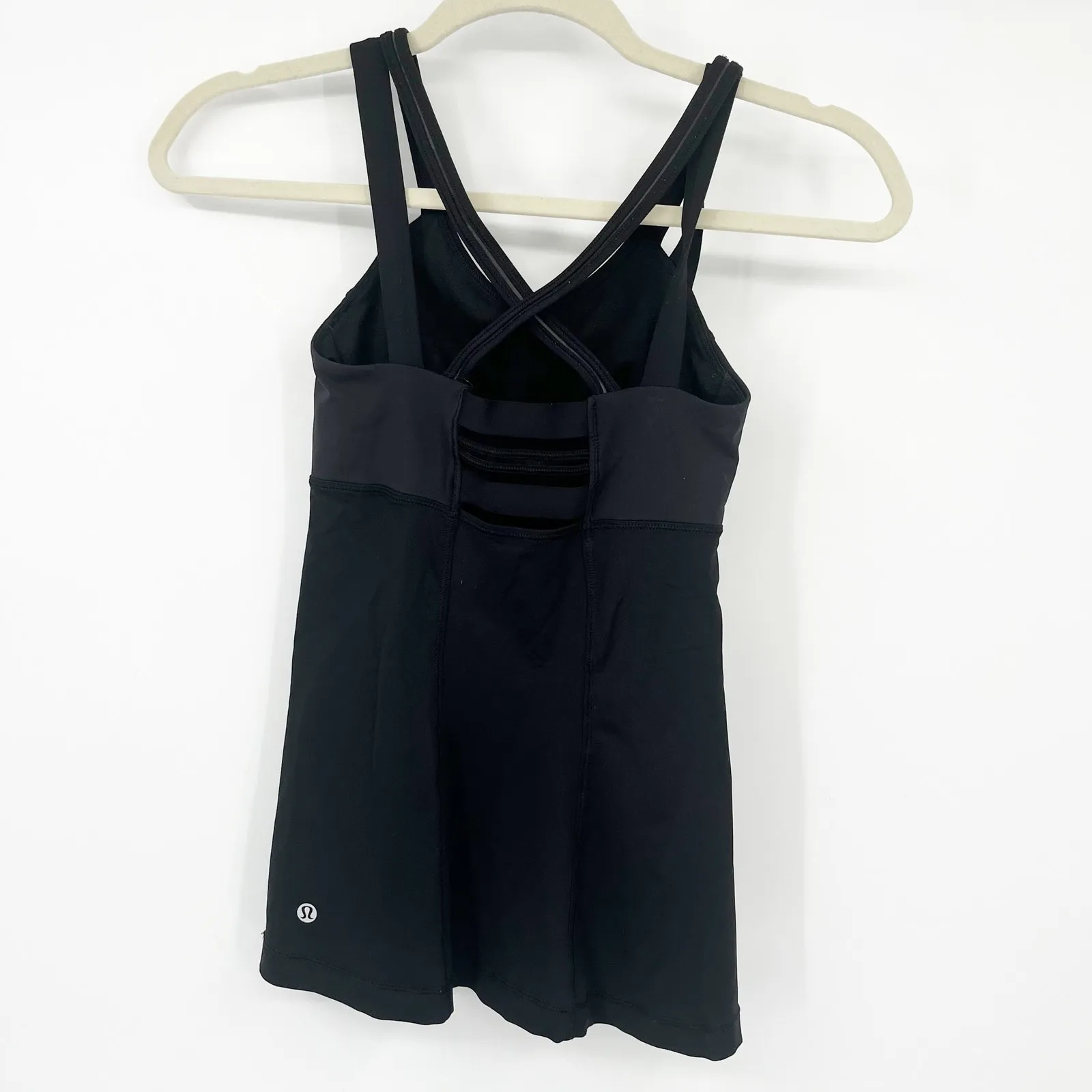 Lululemon Womens Happy Strappy Built In‎ Shelf Bra Athletic Active Gym Tank 2 - Image 11