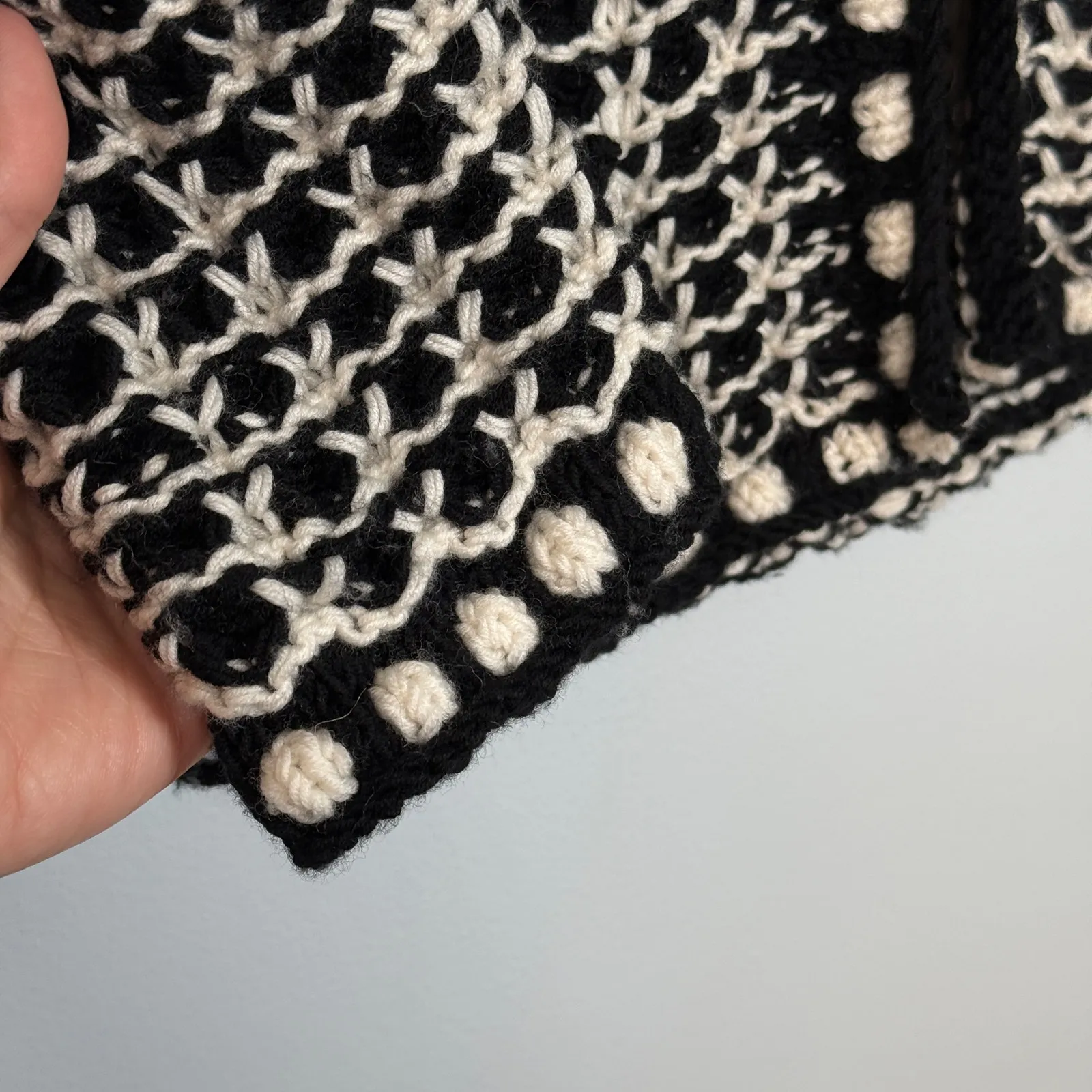 J.Crew Handknit Wool Cardigan Lady Jacket L Parisian Inspired Textured Knit - Image 10