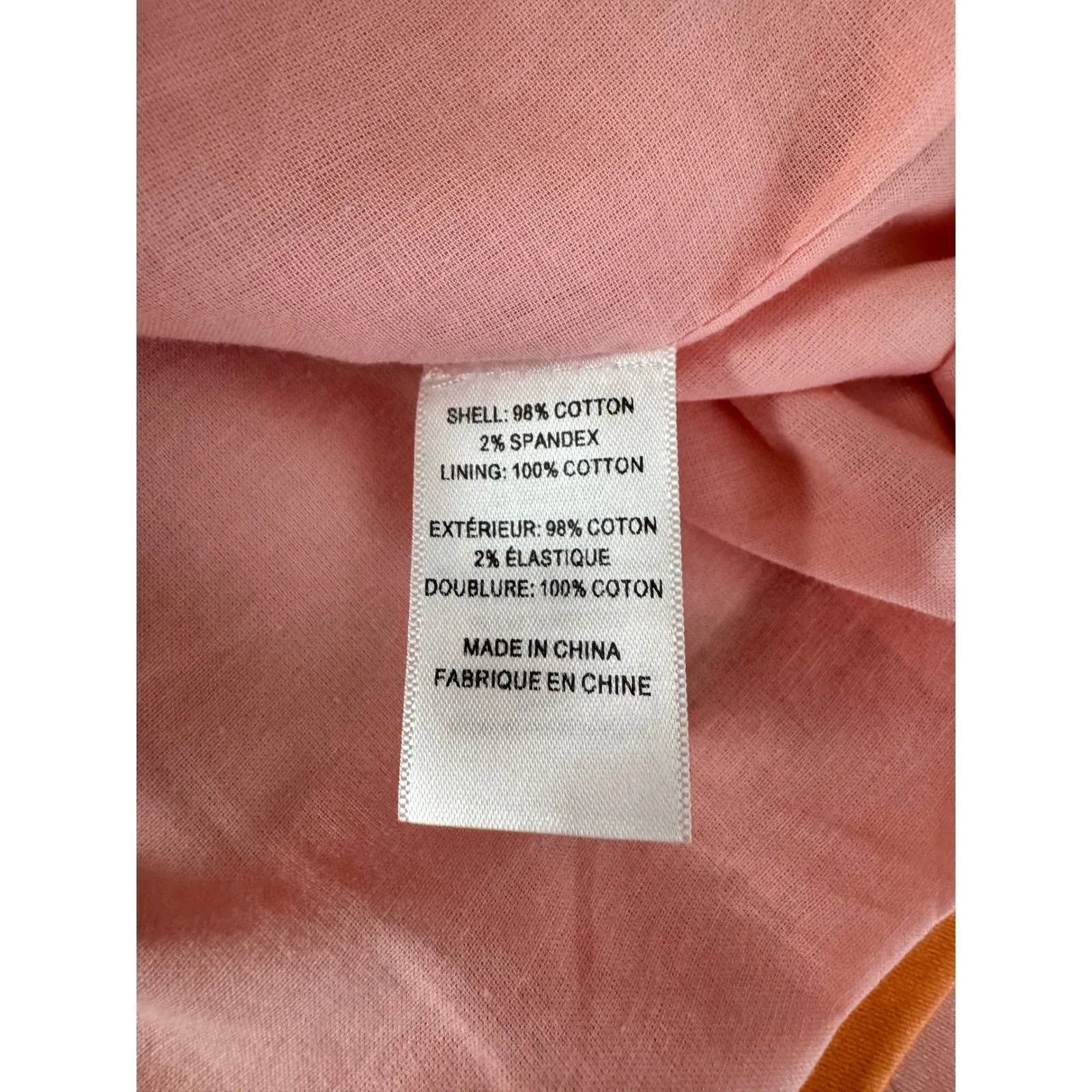 MISA Los Angeles Ombre Poplin Blazer Double Breasted Oversized Pink Coral XL - Image 10