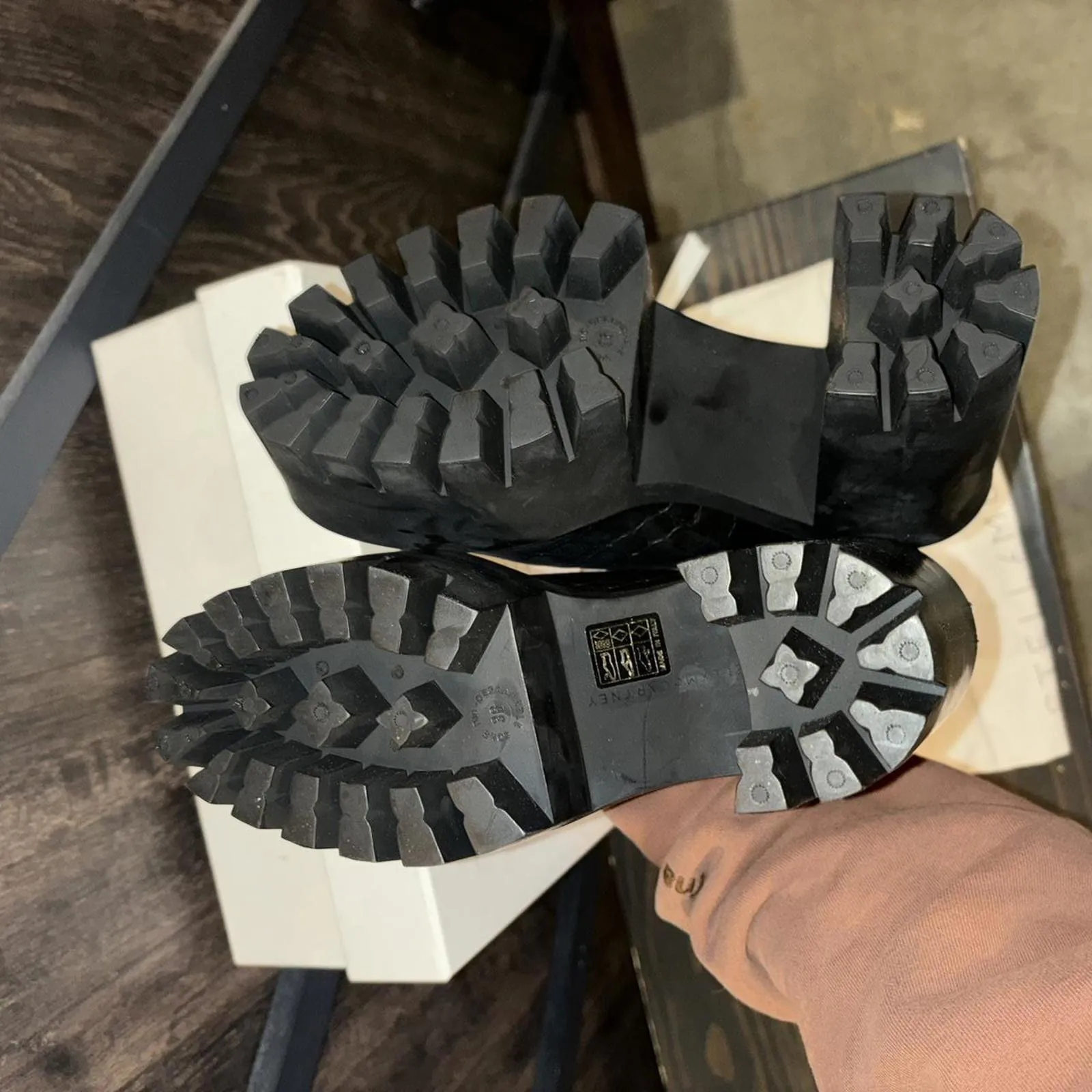 Stella McCartney monster crocodile- effect faux leather ankle boot - Image 7