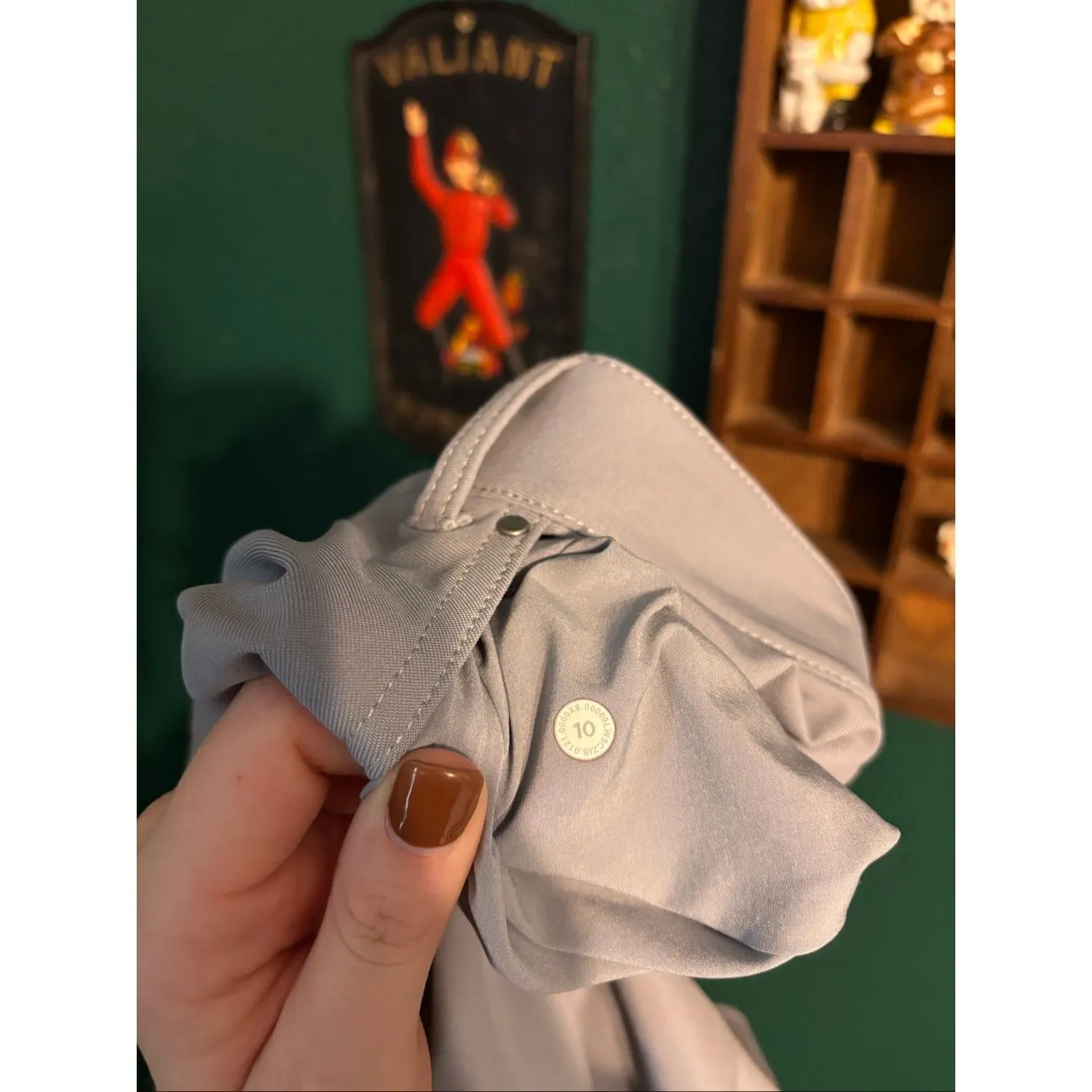 Lululemon City Sleek 5 Pocket 7/8 Pant Rhino Grey Sz 10 - Image 4