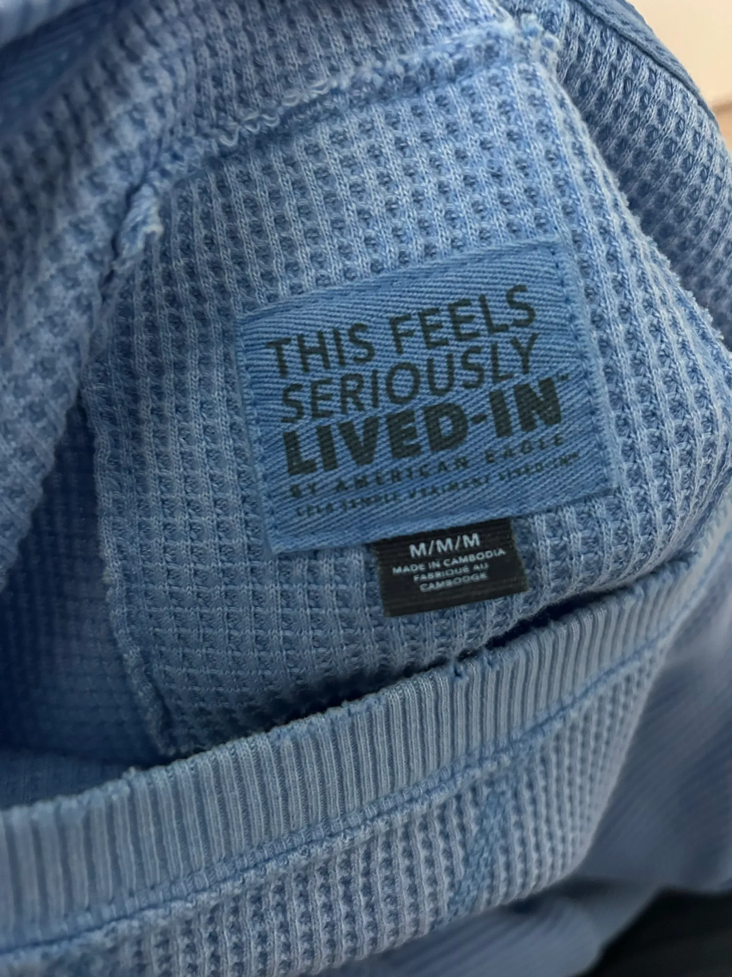 Oversized Waffle Knit Top - Image 2