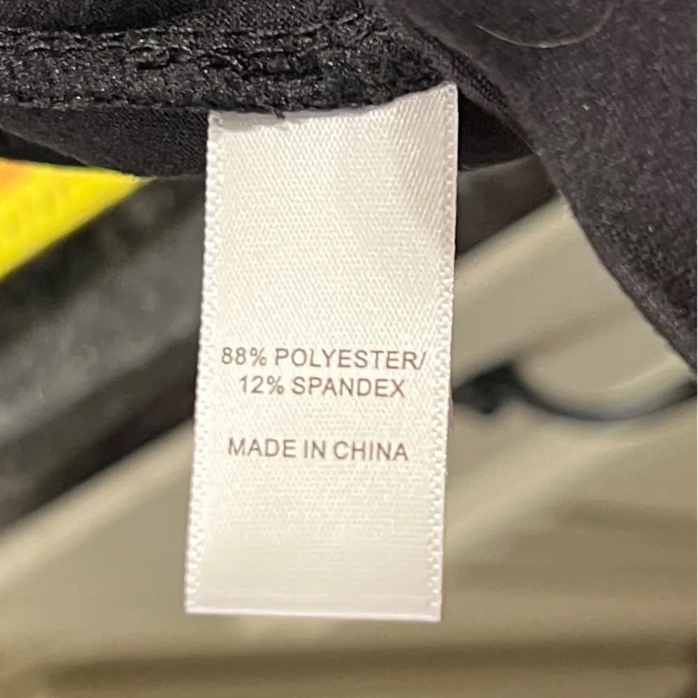 CUDDL DUDS Women’s Black Sleeveless V-Neck Wide Leg Cropped Casual Jumpsuit - Image 4