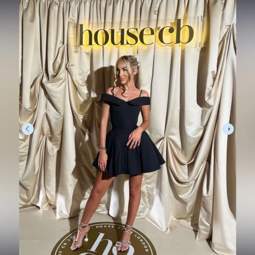 House of CB‎ S D-DD Tall Elida’ black off shoulder mini dress NWOT - Image 13