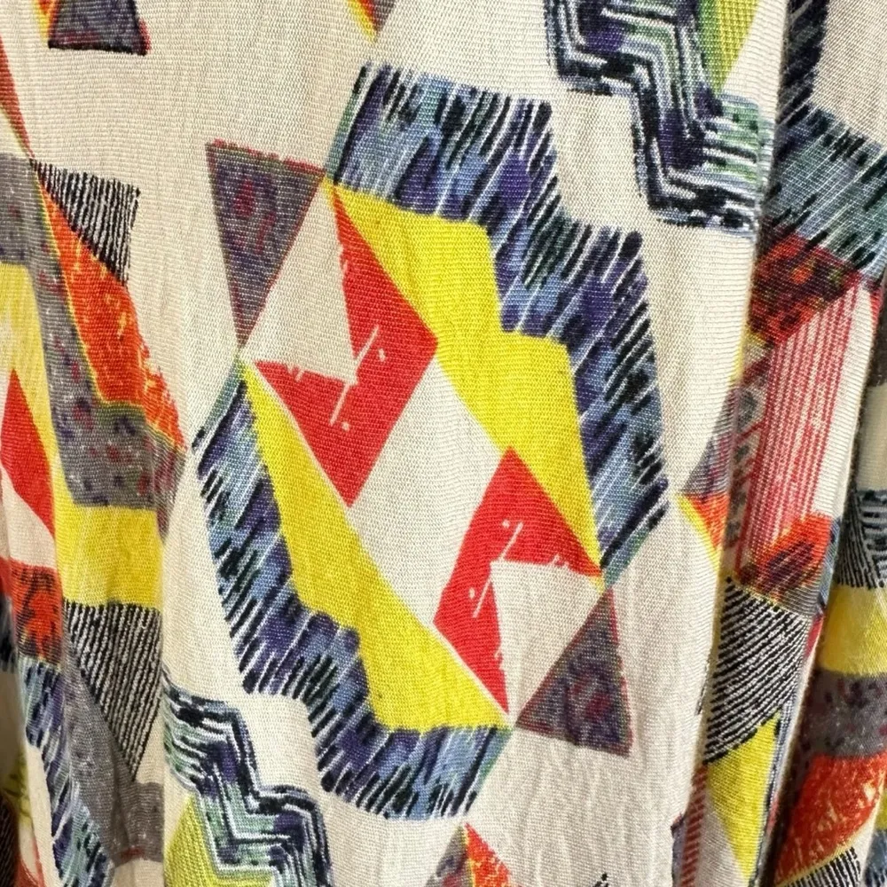 Chelsea & Theodore Wide Leg Bohemian Harem Romper Jumpsuit Size Medium Summer Gray - Image 5