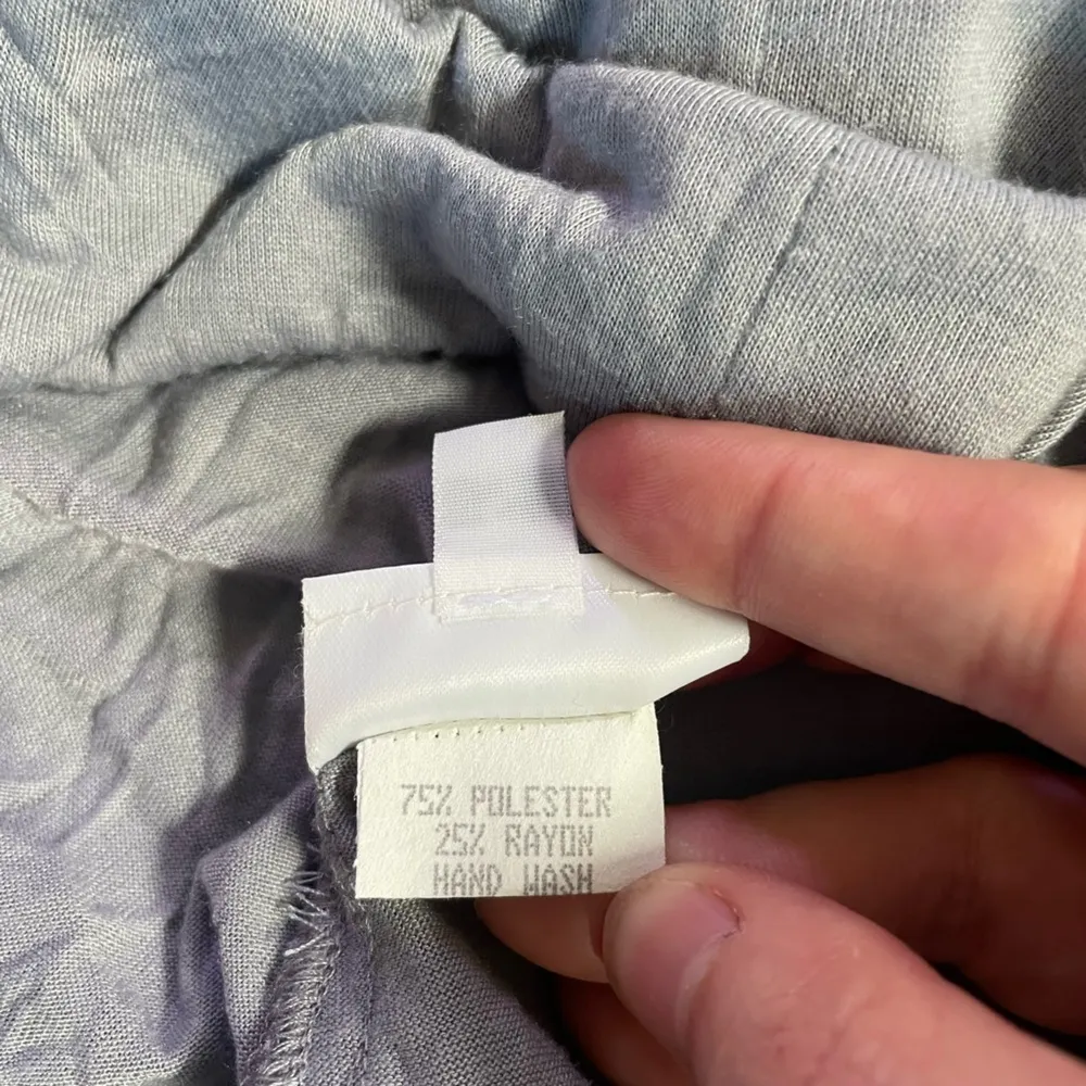 Post Card Double Layer Crinkle Gray Lounge Pants - Image 10