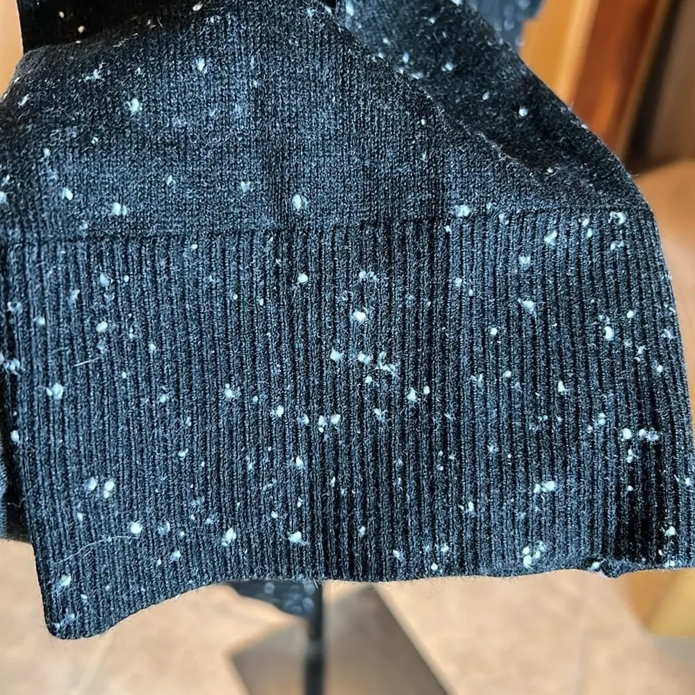 LOFT Black sweater dress with cut out detail at neckline/ shoulder Sz Small NWT - Image 3