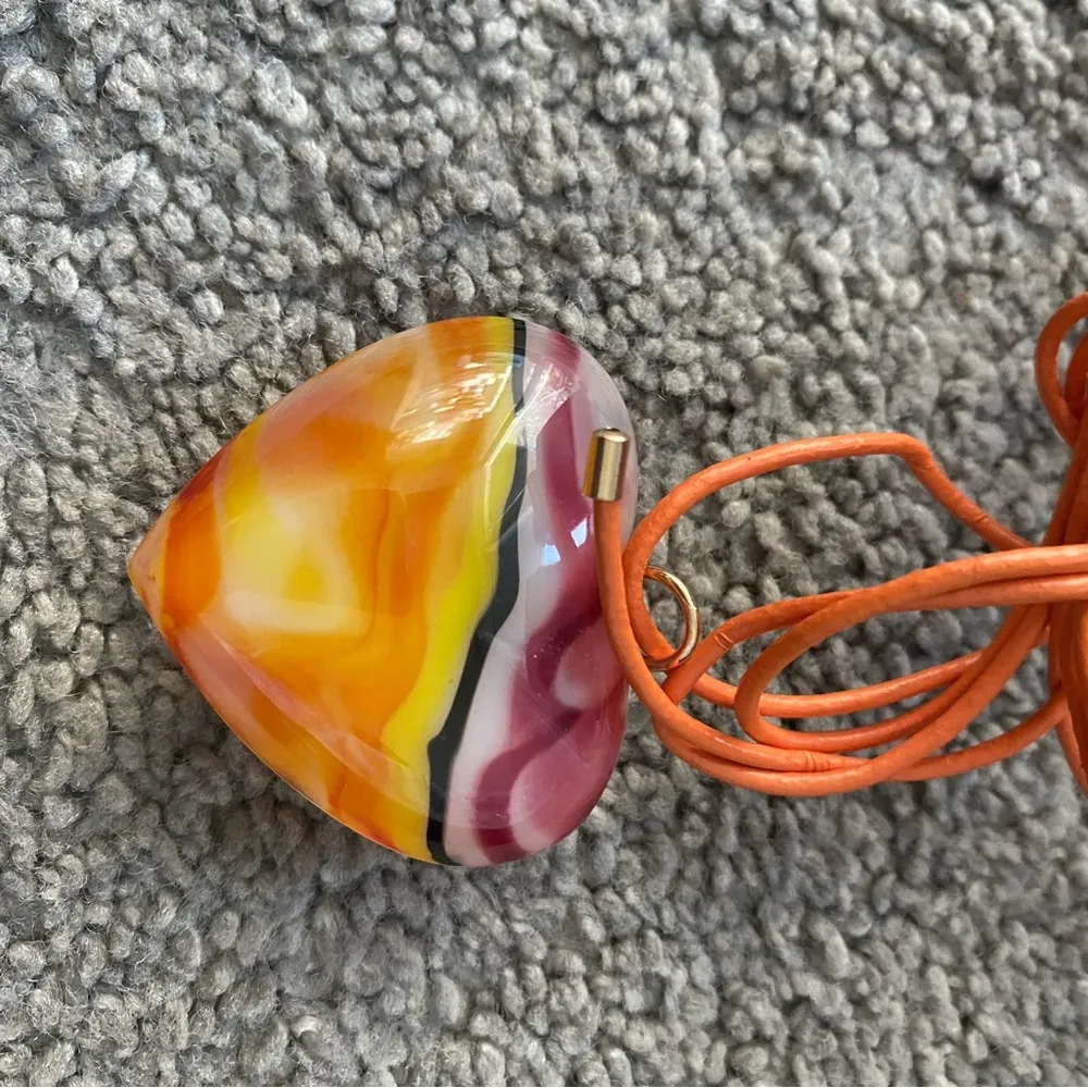 Zara heart cord necklace - Image 3