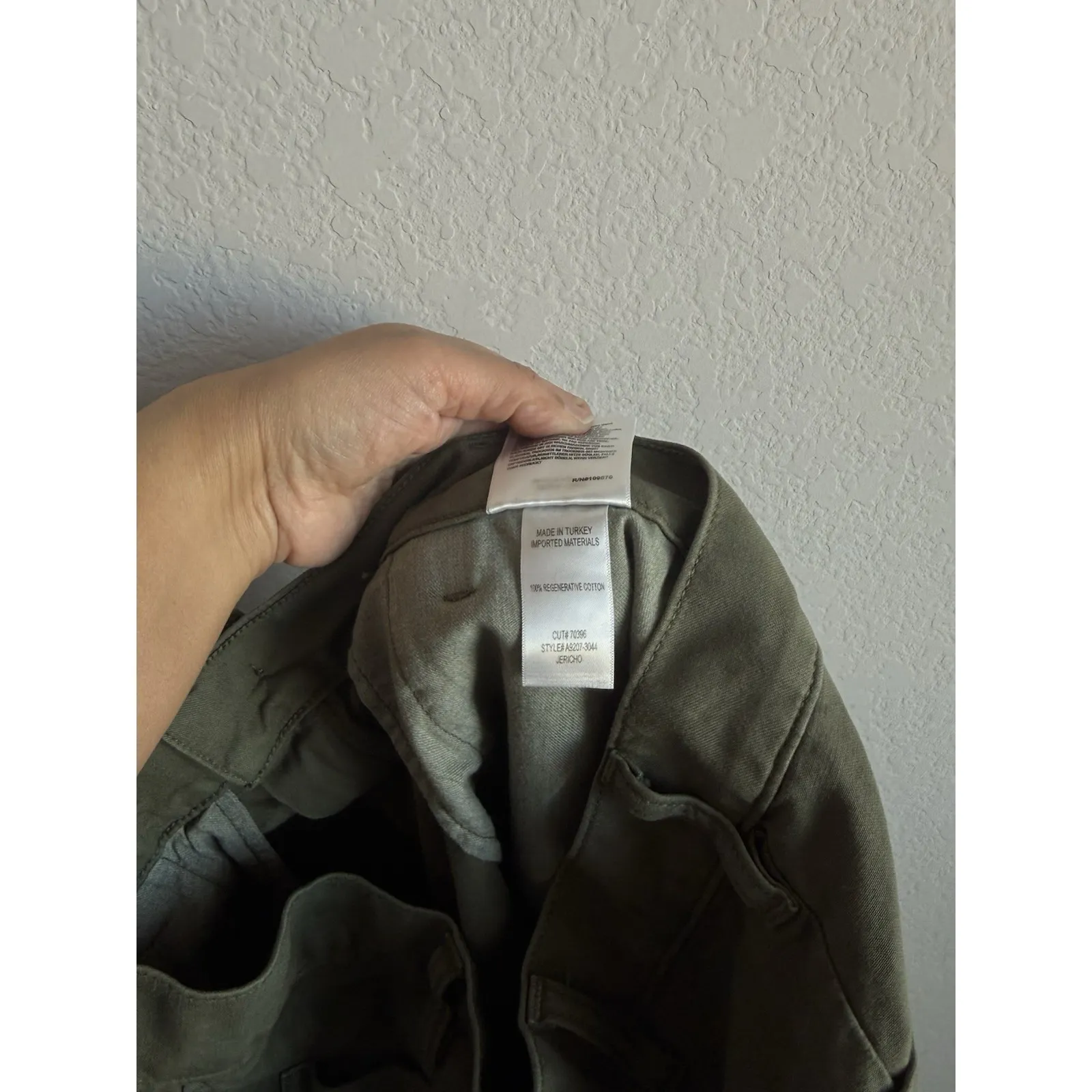 Agolde Pants Women Size 27 Jericho Cropped Cargo High Waisted Relaxed Fit Green - Image 12