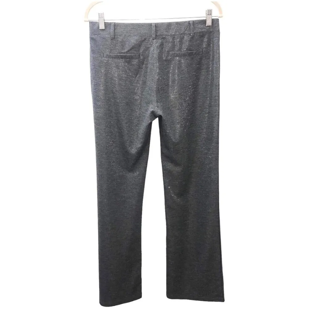 Betabrand Classic Dress Yoga Pants in Shimmering Charcoal Medium EUC - Image 4