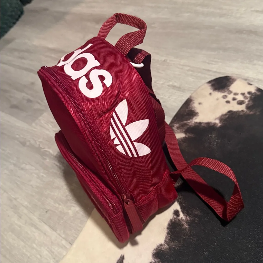 ♥️ADIDAS TriFold Mini Backpack•Maroon•NWOT♥️ - Image 5
