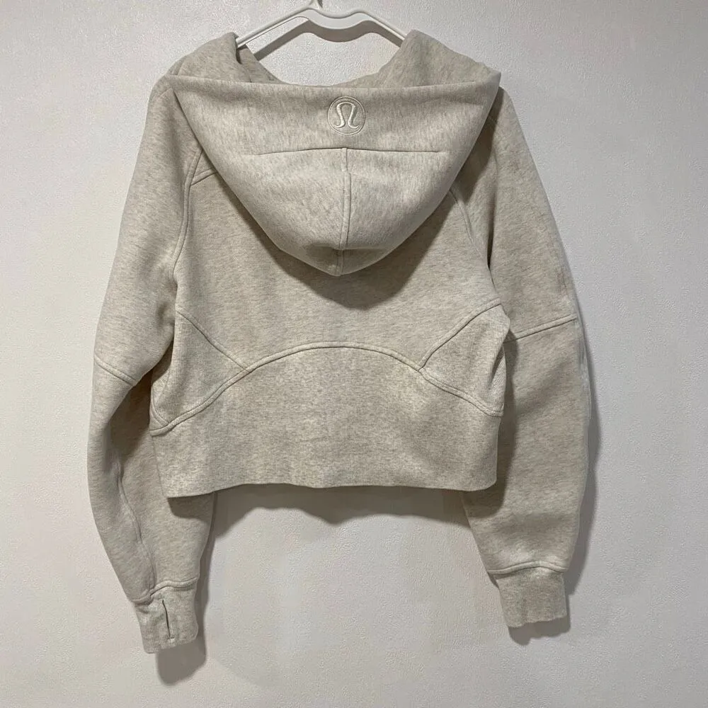 Lululemon Scuba Oversized Half Zip Hoodie XS/S Mojave Tan Beige Sweatshirt - Image 2