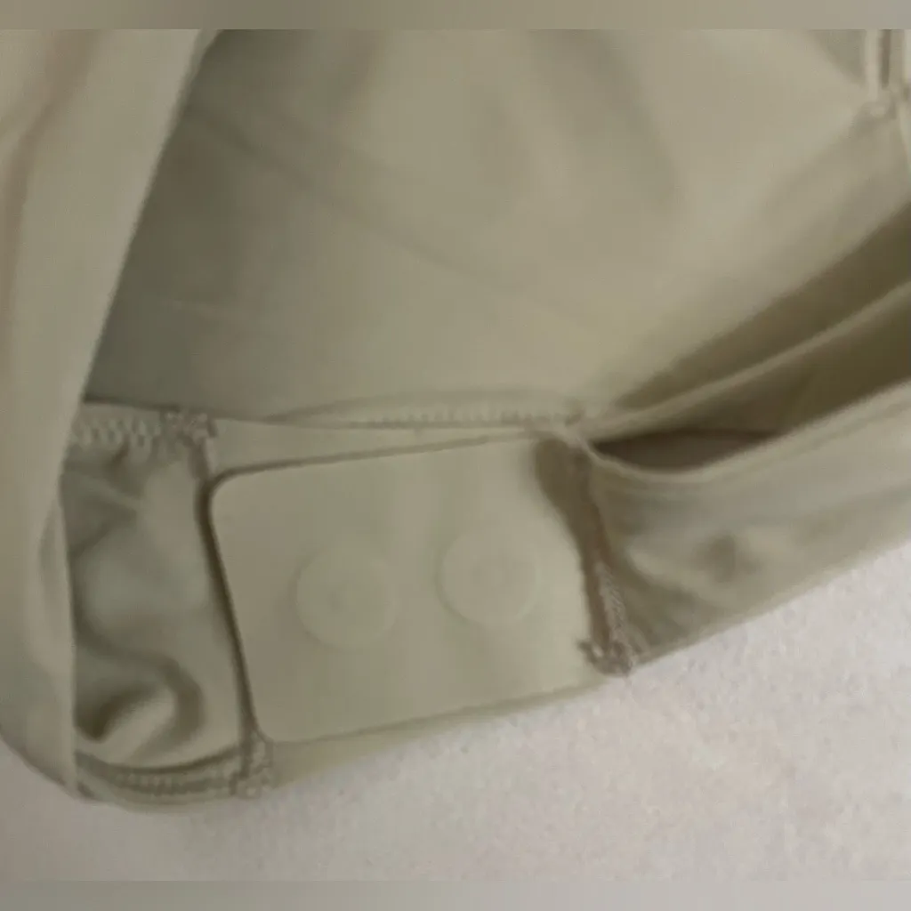 Lululemon NWT Wundermost Ultra Soft Nulu Long Sleeve One Shoulder Bodysuit Tan L - Image 12