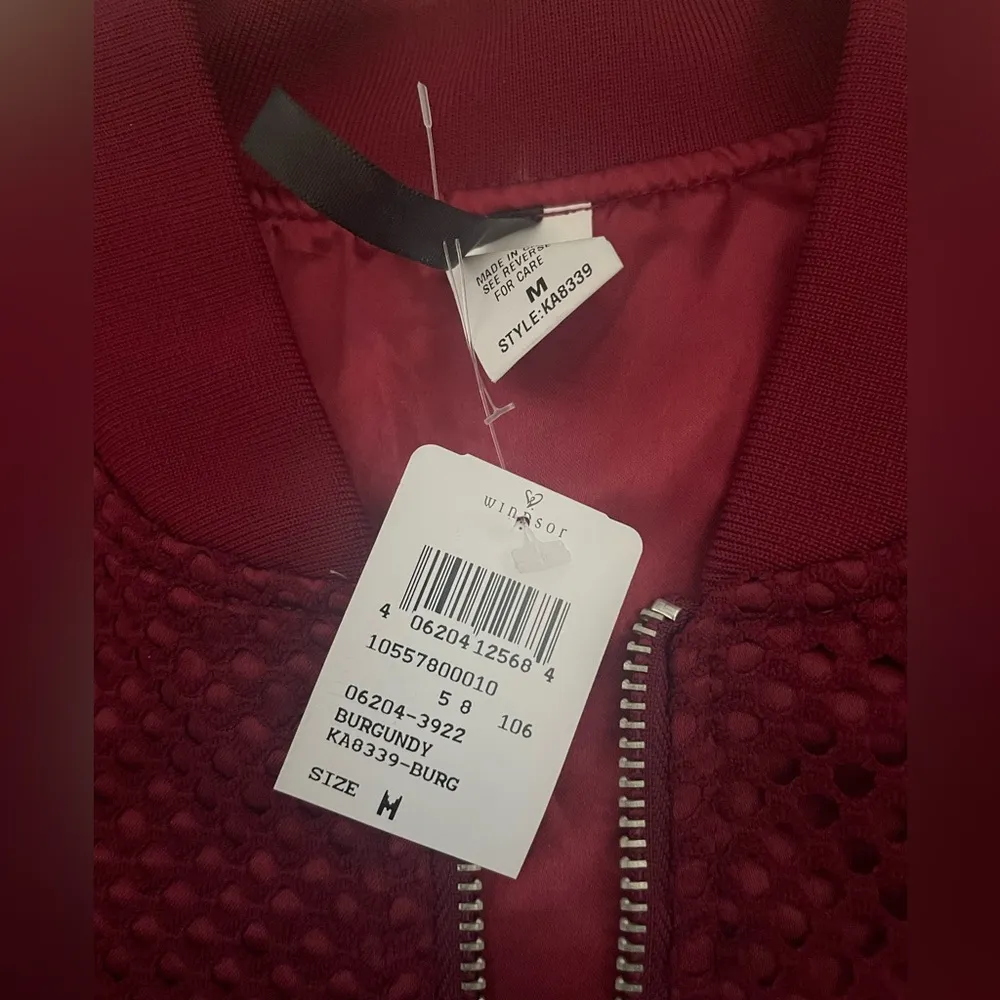 NWT Windsor Mesh Bomber Zip-Up Jacket - Image 6