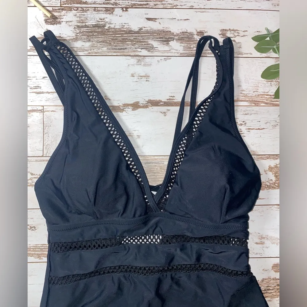 One Piece Swimsuit Black Size M - Image 5