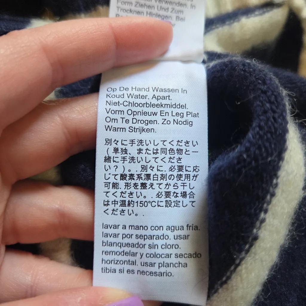 J. Crew Navy Striped Multi Turtleneck Sweater - Image 11