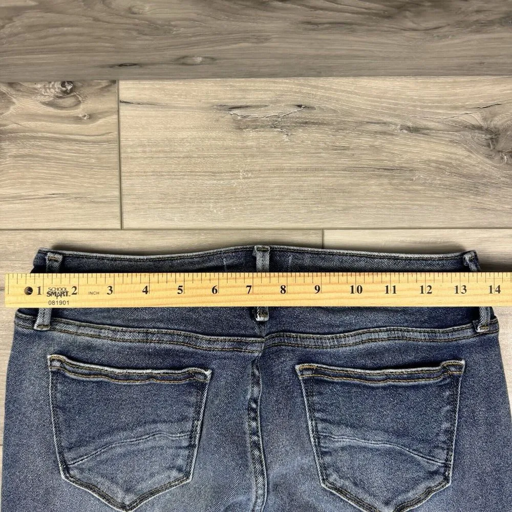 Driftwood Colette Jeans Aztec‎ Southwestern Embroidered Hem Straight Leg Size 28 - Image 6