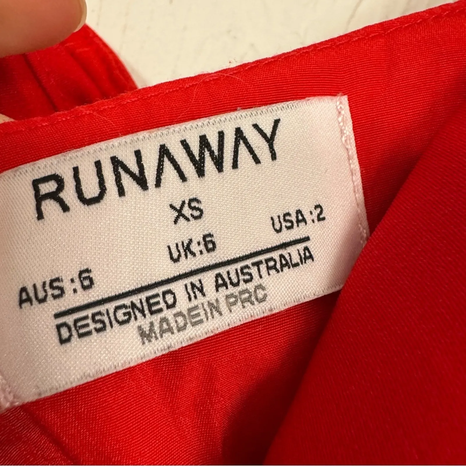 Runaway Red Off Shoulder Ruffled Romper Womens XS Coquette Bow Summer Party - Image 6